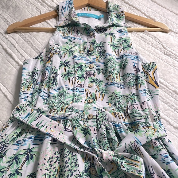 Tori Richard Aloha Toile Mimi Dress - Picture 4 of 12